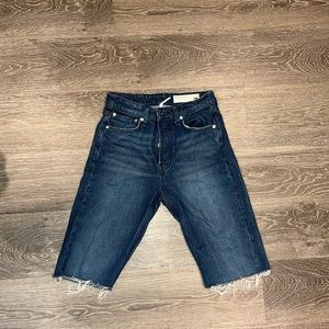 Dark blue rag & bones Jean shorts